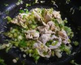 豚肉とねぎのねぎ塩ポン酢炒めレタス巻き作り方4写真