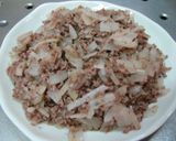 挽肉入りのたまご焼き☆お弁当の一品に作り方3写真