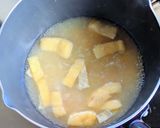 らっきょうの味噌汁作り方4写真