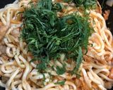 大葉入り豚キムチうどん！作り方6写真