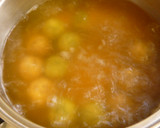 白玉と卵豆腐のさっぱりスープ作り方3写真