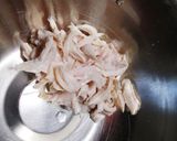 今日のおつまみ12日目、ささみ豆苗中華風作り方1写真