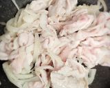 ★豚キムチの生姜焼き温玉乗せ★作り方2写真