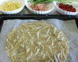 シャキシャキごぼうピザ作り方5写真