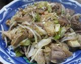 ビールもご飯も進む牛すじ中華風炒め作り方6写真