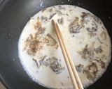 簡単シンプル⭐︎舞茸のクリームパスタ作り方3写真