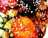 ネバネバ？ユッケ？丼作り方3写真