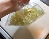 袋を振るだけ 和風コールスロー作り方2写真
