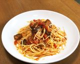 大人好み？ナスのトマトソースパスタ作り方6写真
