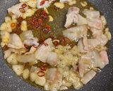 ゴマ油香る♪キャベツと豚バラ肉の油パスタ作り方3写真