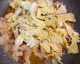 ゴマ油香る♪キャベツと豚バラ肉の油パスタ作り方5写真
