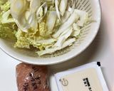 豆腐の白菜と鶏ひき肉あんかけ作り方1写真