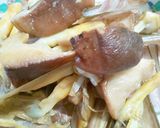 マテ貝と椎茸のバター炒め作り方8写真