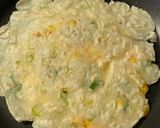 台湾朝食(ダンビン)台湾風クレープ作り方5写真