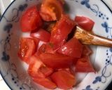 トマトチーズ粥作り方1写真