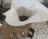 キッチンペーパーでコーヒーを入れる作り方2写真