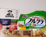 簡単オートミールとフルグラのクッキー作り方1写真