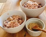〜郷土料理〜赤飯にごま砂糖作り方3写真