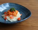 こんにゃく麺de冷製トマトパスタ作り方11写真