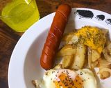 ゲーム飯♫ティファのエッグアンドチップス作り方5写真