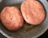 糖質制限♡フライパン1つでごちバーグ作り方3写真