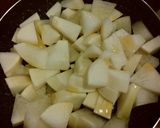大根のごま油煎り炒め作り方1写真