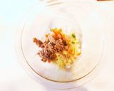 納豆入りうどんおやき(離乳食後期〜)作り方1写真