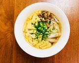 レンチン簡単！油揚げ×きのこピリ辛スープ作り方7写真
