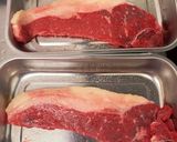 安い肉でも柔らかく！和風おろしステーキ丼作り方2写真