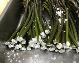 わらびのアク抜き作り方1写真