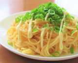 たらこときざみわさびと青ねぎの和風パスタ作り方3写真
