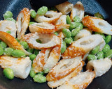 おつまみに！ちくわと枝豆のたらこマヨ炒め作り方4写真