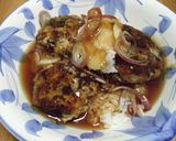 なすが入った豆腐ハンバーグ丼作り方8写真