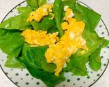 イワシとスクランブルエッグのサラダ作り方7写真