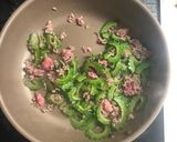 (超簡単)ゴーヤの豚味噌炒め作り方2写真