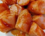 お弁当に！魚肉ソーセージのケチャップ炒め作り方3写真