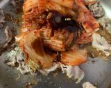 豚キムチ焼きそば(無水鍋QC使用)作り方3写真