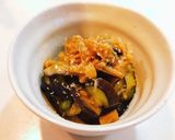 簡単一品！ナスのなめ茸和え作り方4写真