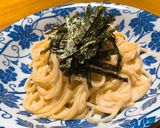 濃厚〜明太子クリームパスタ作り方5写真