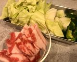 甜麺醤の甘辛野菜炒め作り方1写真