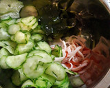お手軽に♪きゅうりとわかめの酢の物作り方3写真
