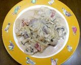 仔鹿肉のステーキ　キノコクリームソース作り方7写真