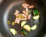 実山椒のクリームパスタ作り方5写真