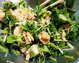 ベビー帆立とセロリ&三葉の和え物作り方5写真