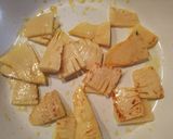 たけのこと豆苗のバター醤油作り方2写真