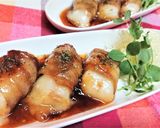 子供大絶賛！【肉巻きもっち餅照焼き】作り方8写真