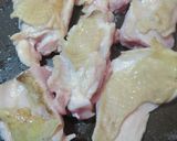 お手軽フレンチ☆鶏肉ときのこのフリカッセ作り方1写真