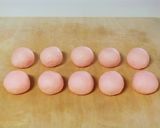 椿あんパン＊母の日父の日にも！お花パン作り方5写真