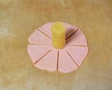 椿あんパン＊母の日父の日にも！お花パン作り方7写真