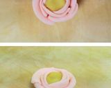 椿あんパン＊母の日父の日にも！お花パン作り方9写真